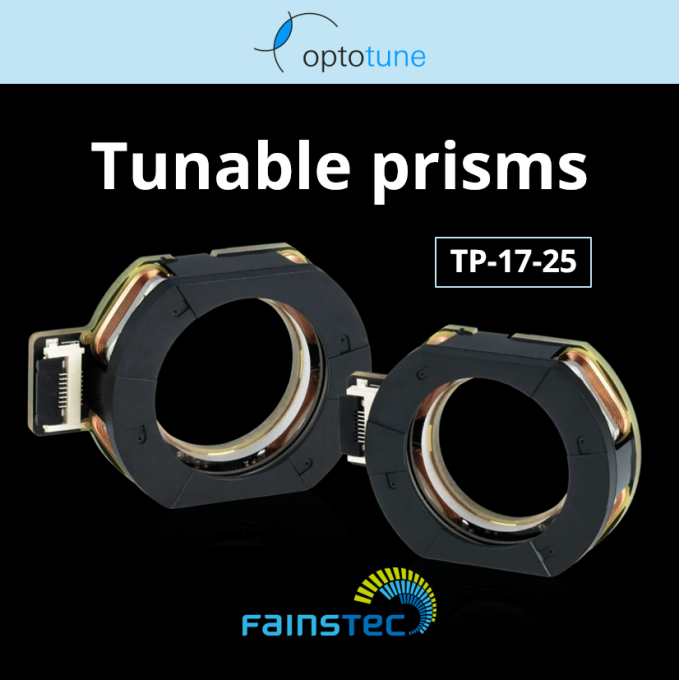 [화인스텍]옵토튠(OPTOTUNE) TP-17-25: 정밀한 광학 이미지 안정화를 위한 투과형 빔 스티어링 솔루션
