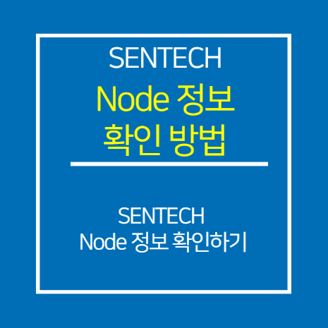 SENTECH_Node 정보 확인 방법