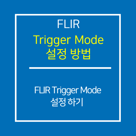 FLIR_Trigger Mode 설정 방법
