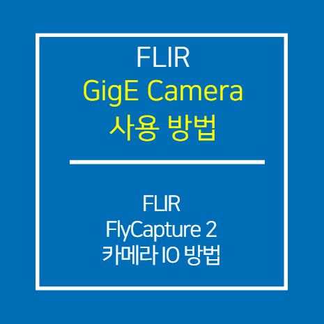 FLIR_GIGE_FlyCapture 2 카메라 IO 방법