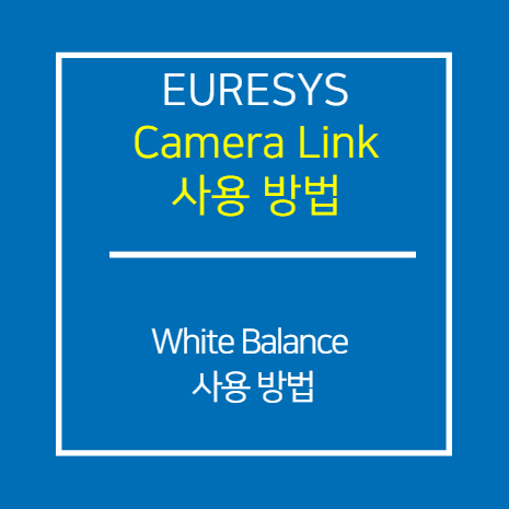 EURESYS_CL_White Balance 사용 방법